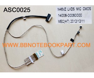 ASUS LCD Cable สายแพรจอ N46 N46JV N46J N46V N46VB N46VM N46VZ   14006-00060000